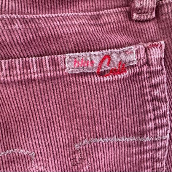 VTG Blue Cult corduroy pants Women's Sz 30 30x33 Mauve low rise bootcut Y2K USA - Picture 8 of 16
